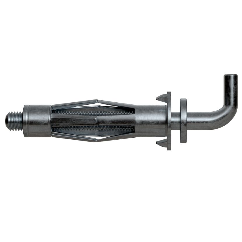 Hohlraum-Metalldübel 'HM' Ø 5 x 65 mm mit Winkelhaken 8-teilig