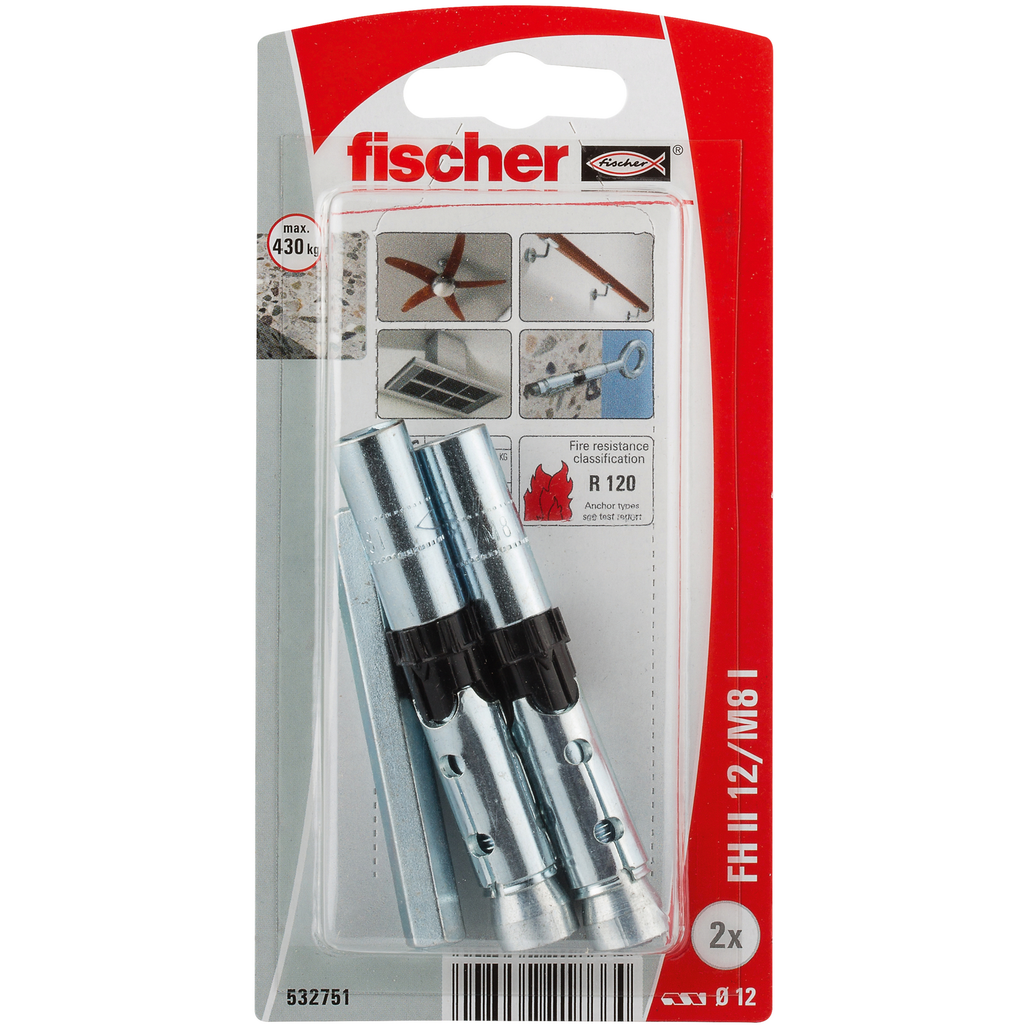 Hochleistungsanker 'FH II' 7,7 mm 2 Stück