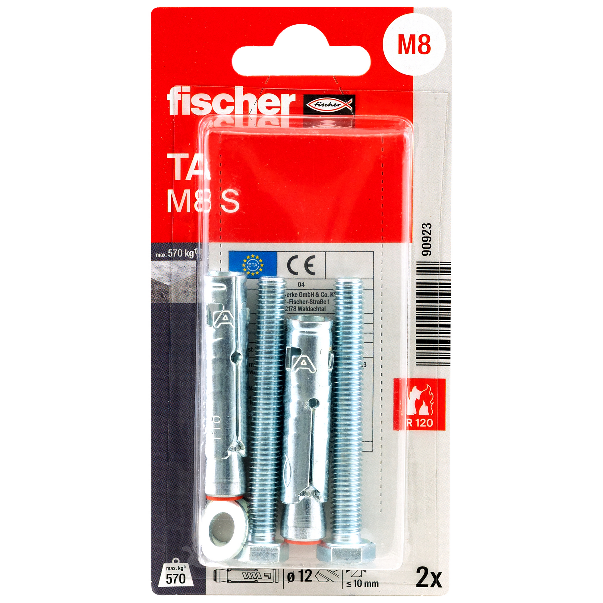 Schwerlastanker 'TA M8 S' 5,6 mm 2 Stück