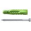 Universaldübel 'UX Green R S' 6 mm 4 Stück
