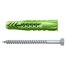 Universaldübel 'UX Green R S' 6 mm 4 Stück