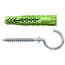 Universaldübel 'UX Green R RH' 5 mm 4 Stück