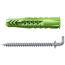 Universaldübel 'UX Green R WH' 5 mm 4 Stück