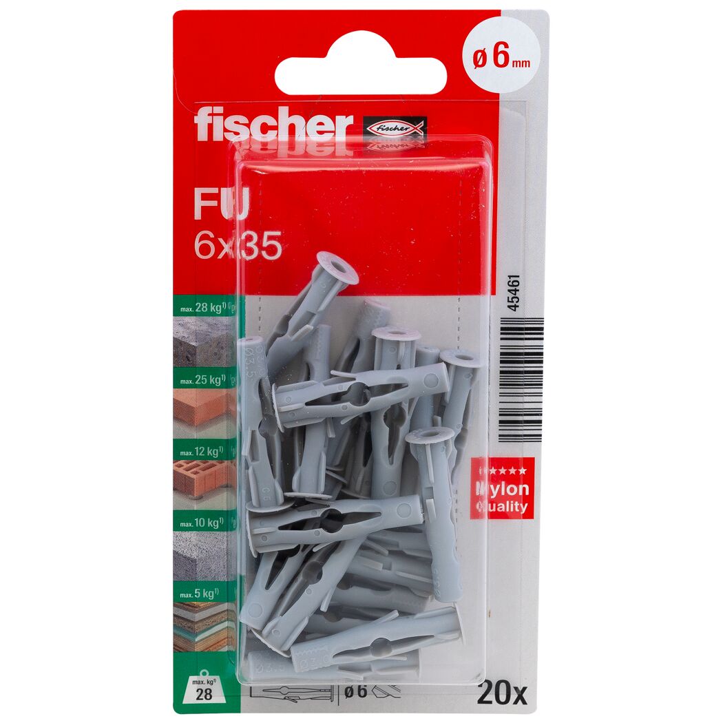 Universaldübel 'FU' 3,5 mm 20 Stück
