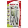 fischer Universaldübel UX 6 x 50 R S mit Rand und Schraube 10 Stück