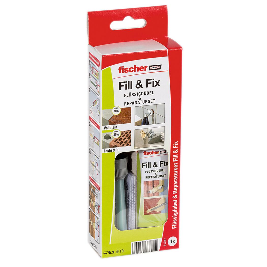 Fischer Fill & Fix Flüssigdübel & Reparaturset
