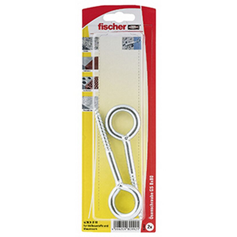 Ösenschraube GS Stahl 8 x 80 mm 2 Stück