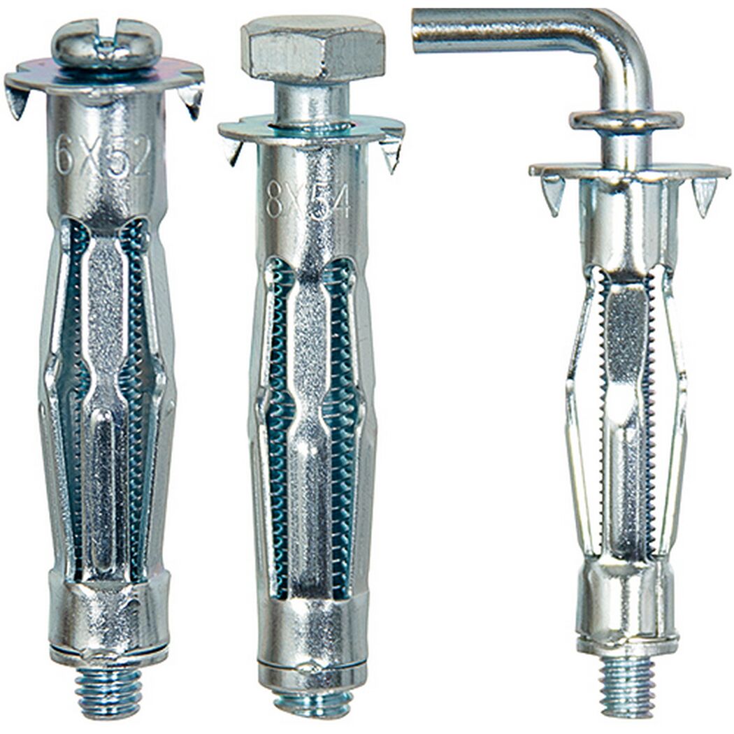 fischer Hohlraum-Metalldübel HM 5 x 37 S mit metrischer Schraube 4 Stück