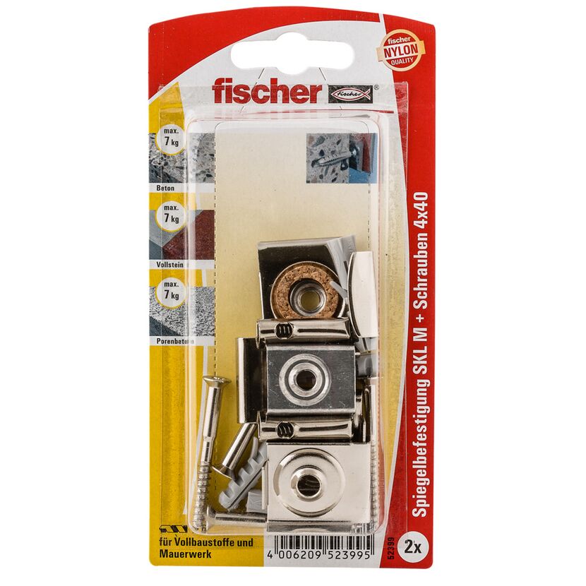 fischer Spiegelbefestigung SKL M 4 Stück