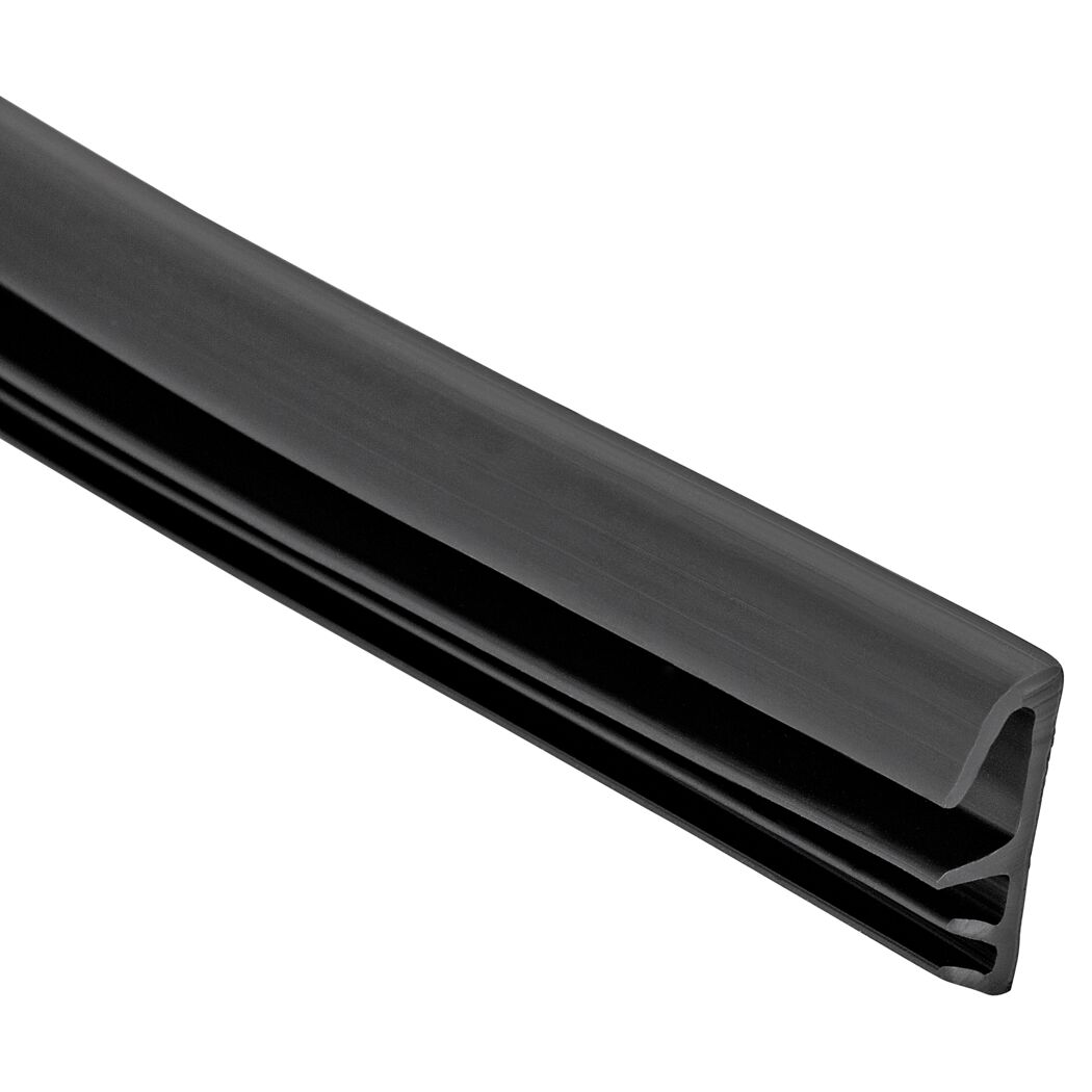 Tür- und Fensterdichtung Holzzarge schwarz eckig 5 m x 7 mm x 20 mm