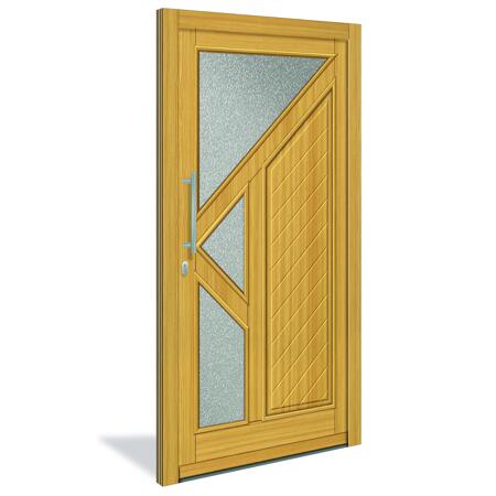 2. Bild von Holzhaustür 'Sidney' Fichte DIN L