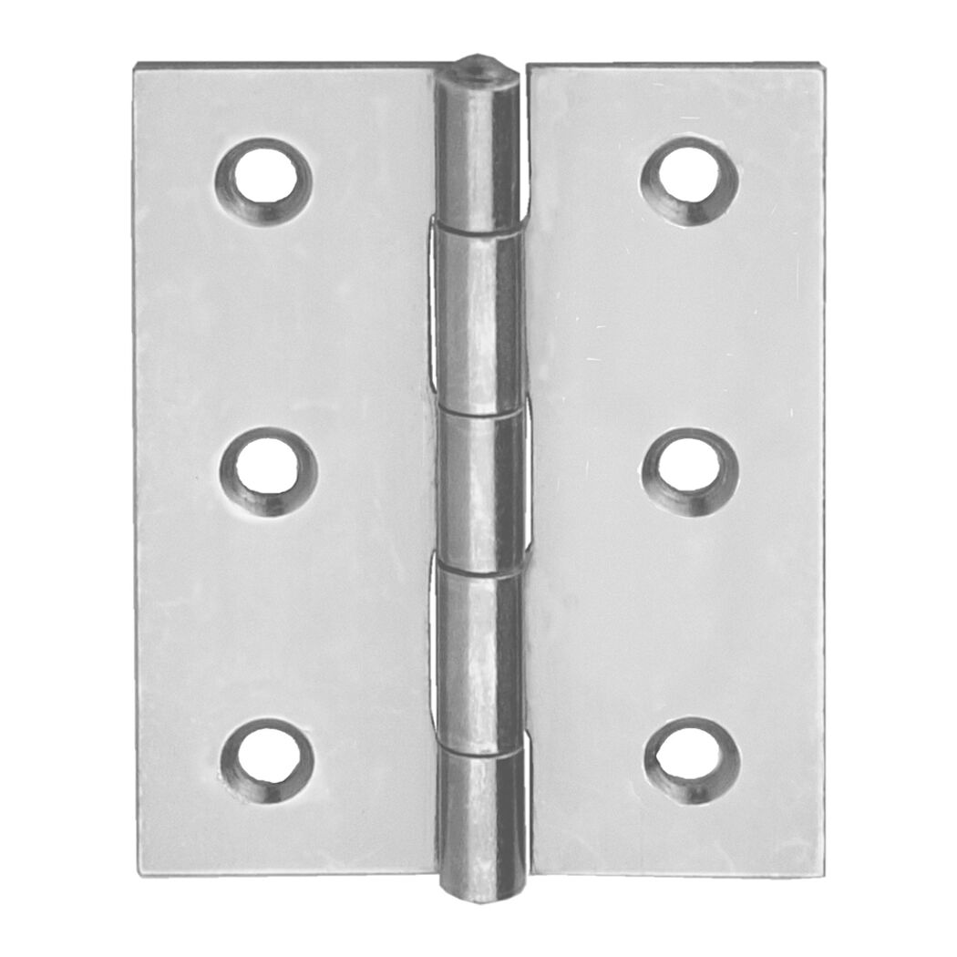 Scharnier rostfrei halbbreit 60 x 40 mm