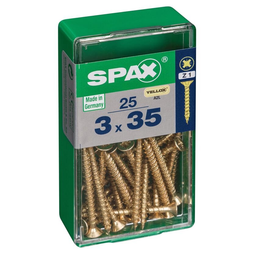 Senkkopfschrauben 25 Stück Ø 3 mm 35 mm