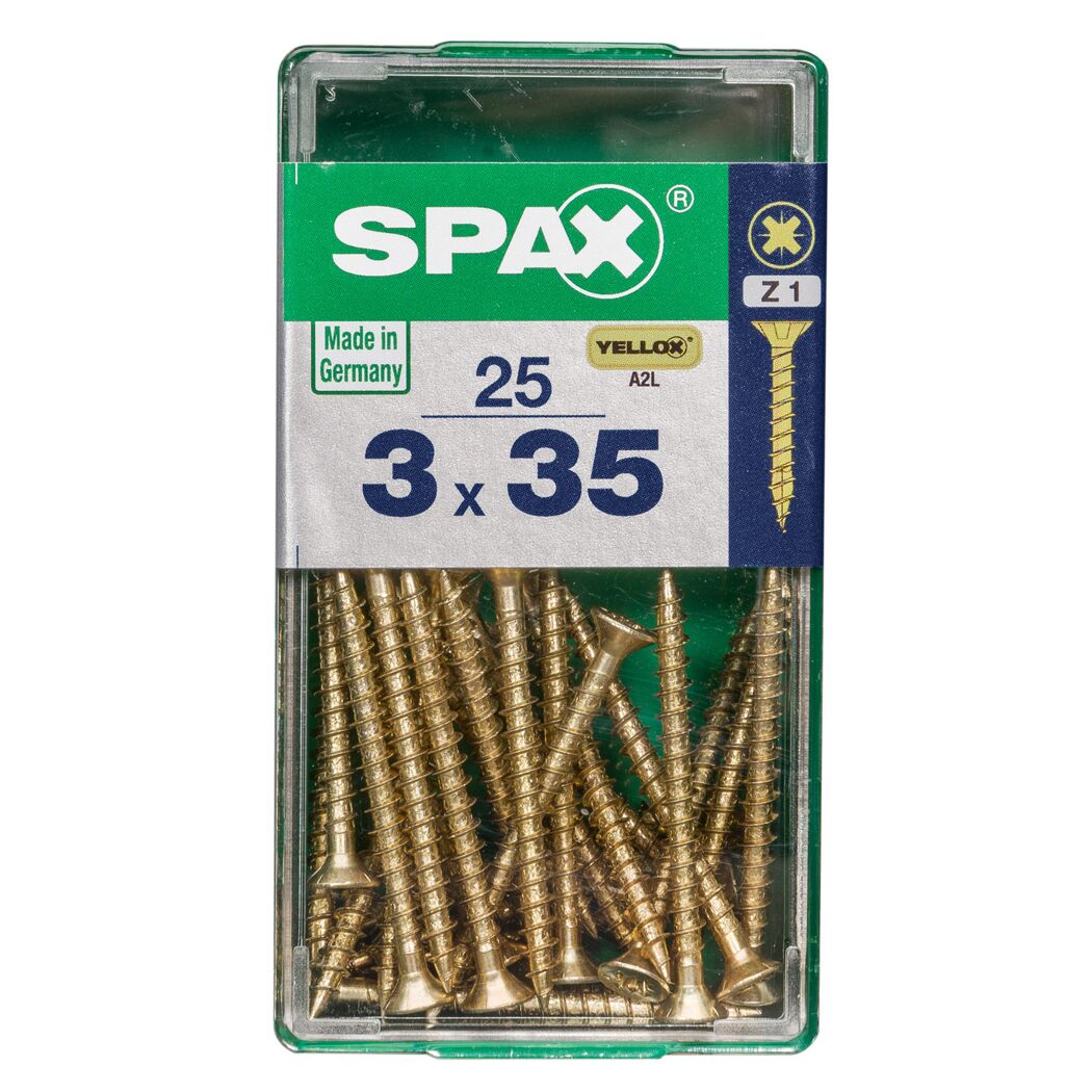 Senkkopfschrauben 25 Stück Ø 3 mm 35 mm