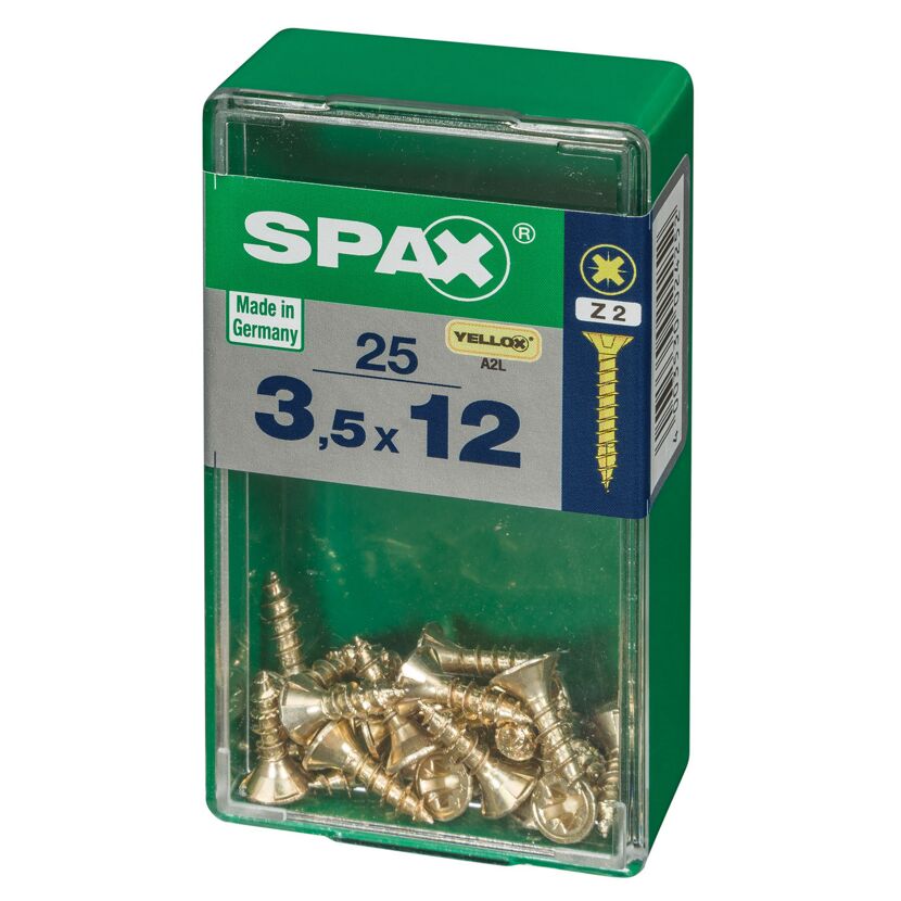 Senkkopfschrauben 25 Stück Ø 3,5 mm 12 mm