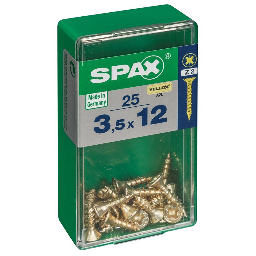 Senkkopfschrauben 25 Stück Ø 3,5 mm 12 mm