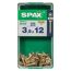 Senkkopfschrauben 25 Stück Ø 3,5 mm 12 mm