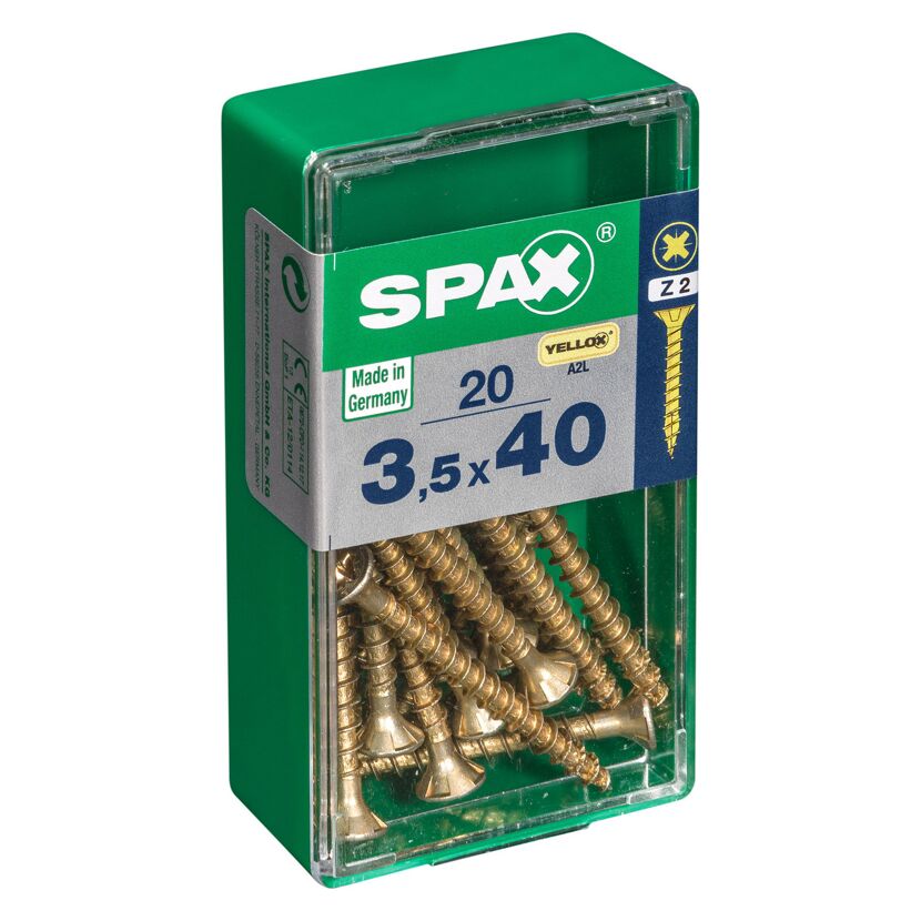Senkkopfschrauben Ø 3,5 x 40 mm 20 Stück