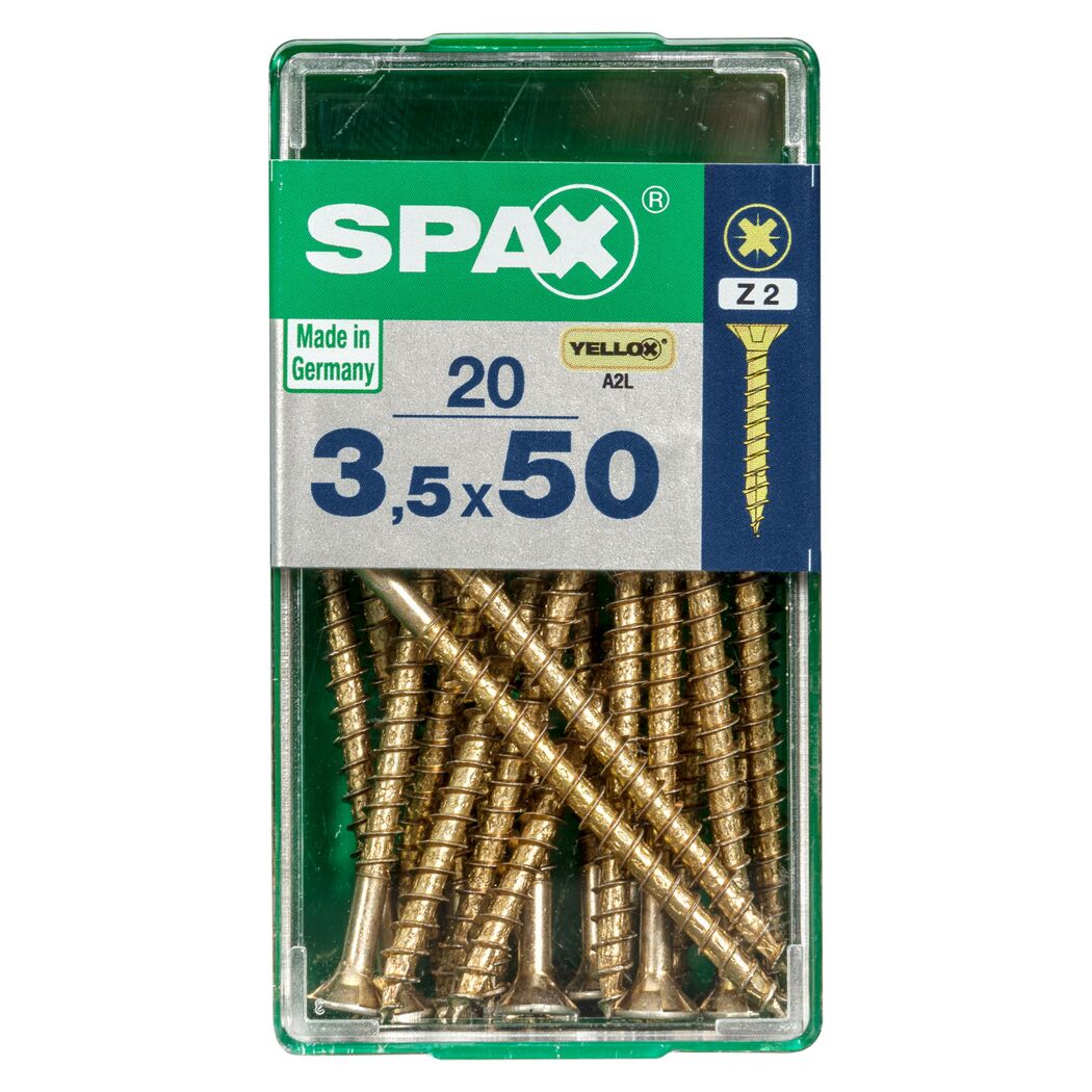 Senkkopfschrauben 20 Stück Ø 3,5 mm 50 mm