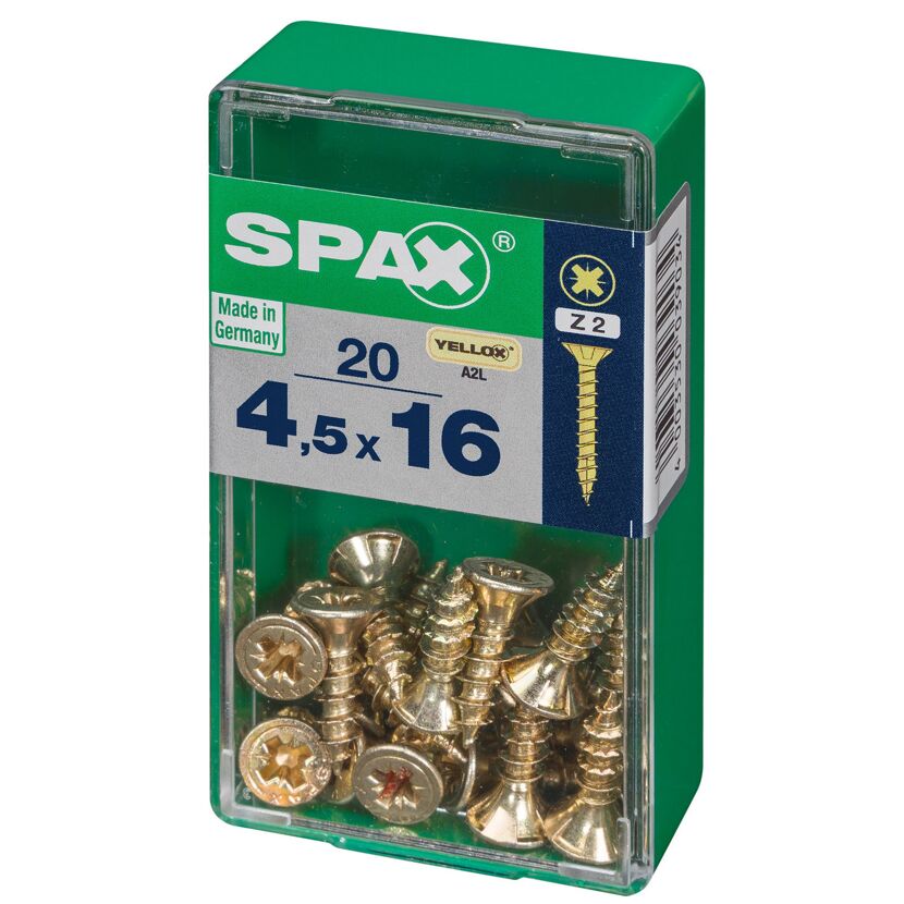 Senkkopfschrauben 20 Stück Ø 4,5 mm 16 mm