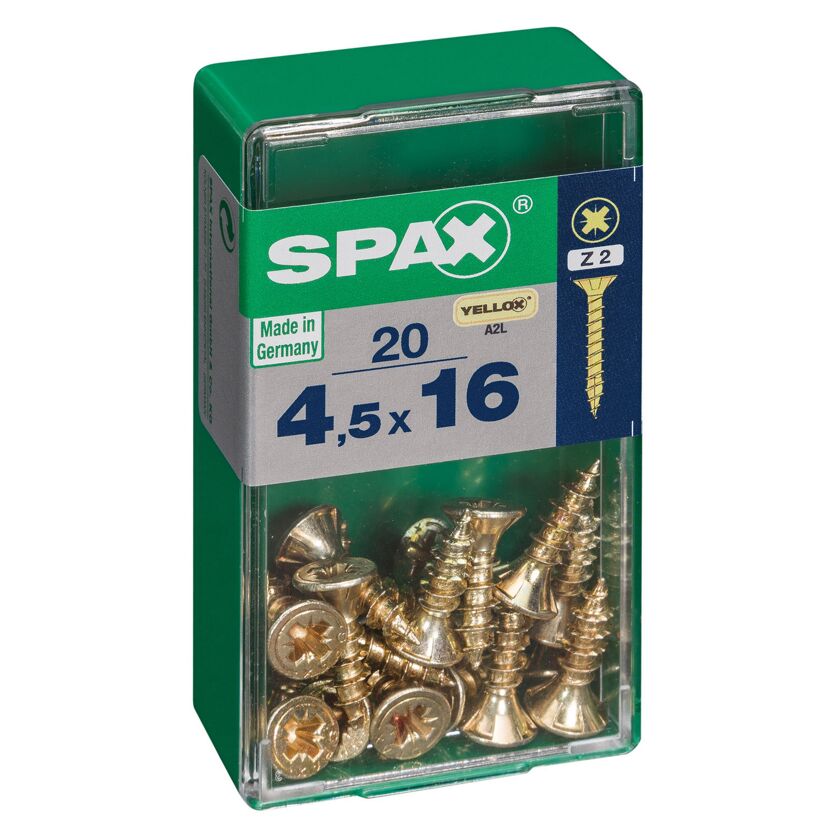 Senkkopfschrauben 20 Stück Ø 4,5 mm 16 mm