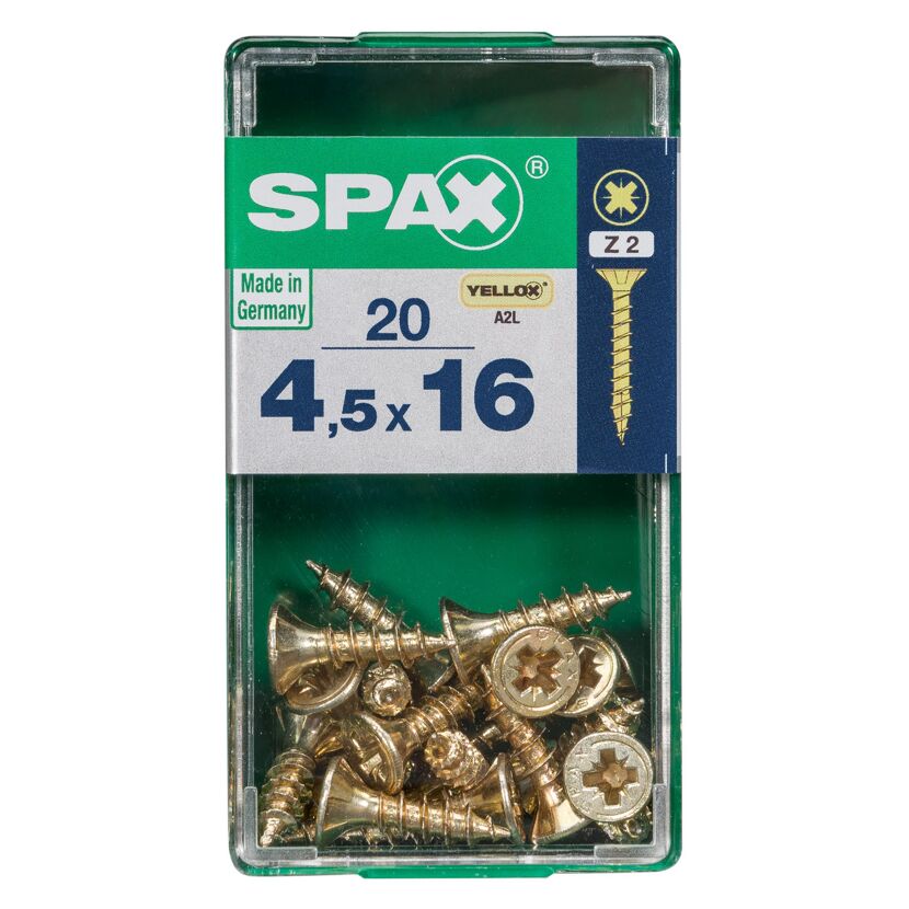 Senkkopfschrauben 20 Stück Ø 4,5 mm 16 mm