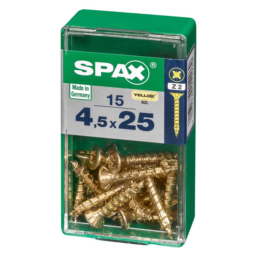 Senkkopfschrauben 15 Stück Ø 4,5 mm 25 mm