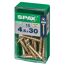 Senkkopfschrauben 15 Stück Ø 4,5 mm 30 mm