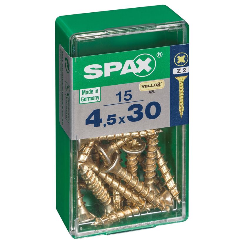 Senkkopfschrauben 15 Stück Ø 4,5 mm 30 mm