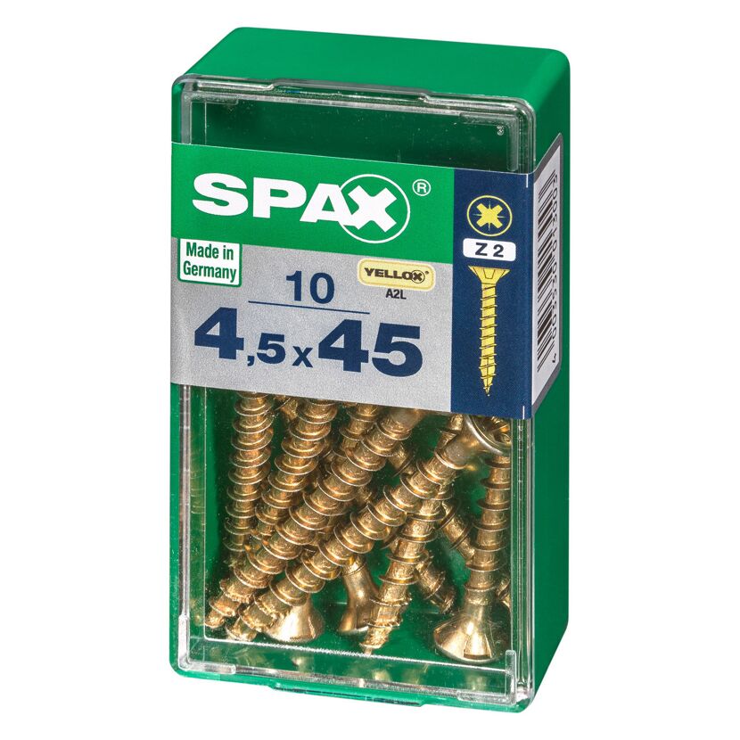 Senkkopfschrauben Ø 4,5 mm 10 Stück 45 mm