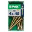 Senkkopfschrauben Ø 4,5 mm 10 Stück 45 mm