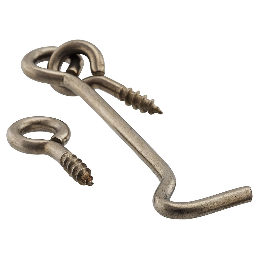Sturmhaken mit Ösen 8 cm