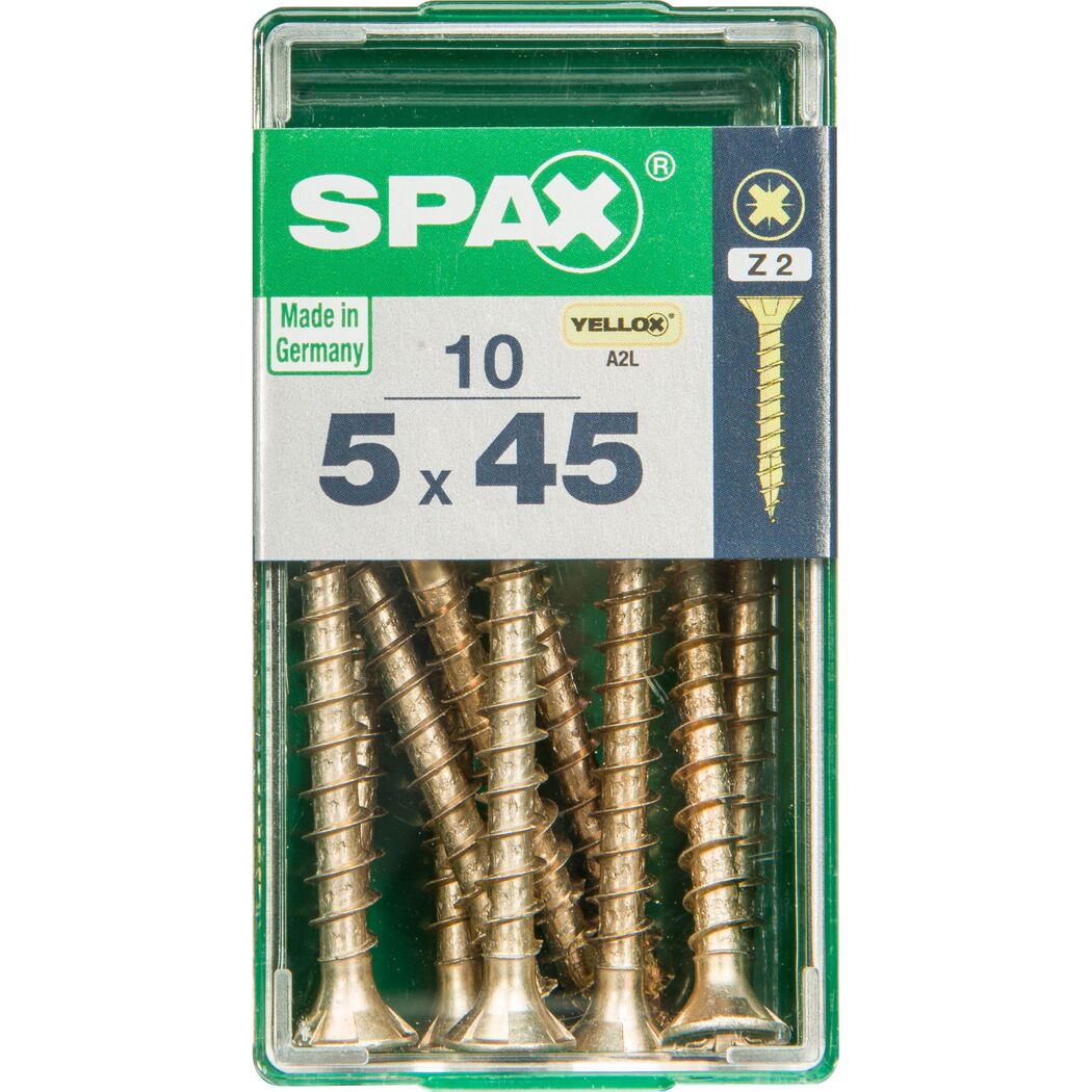 Senkkopfschrauben 4,5 x 45 mm 10 Stück