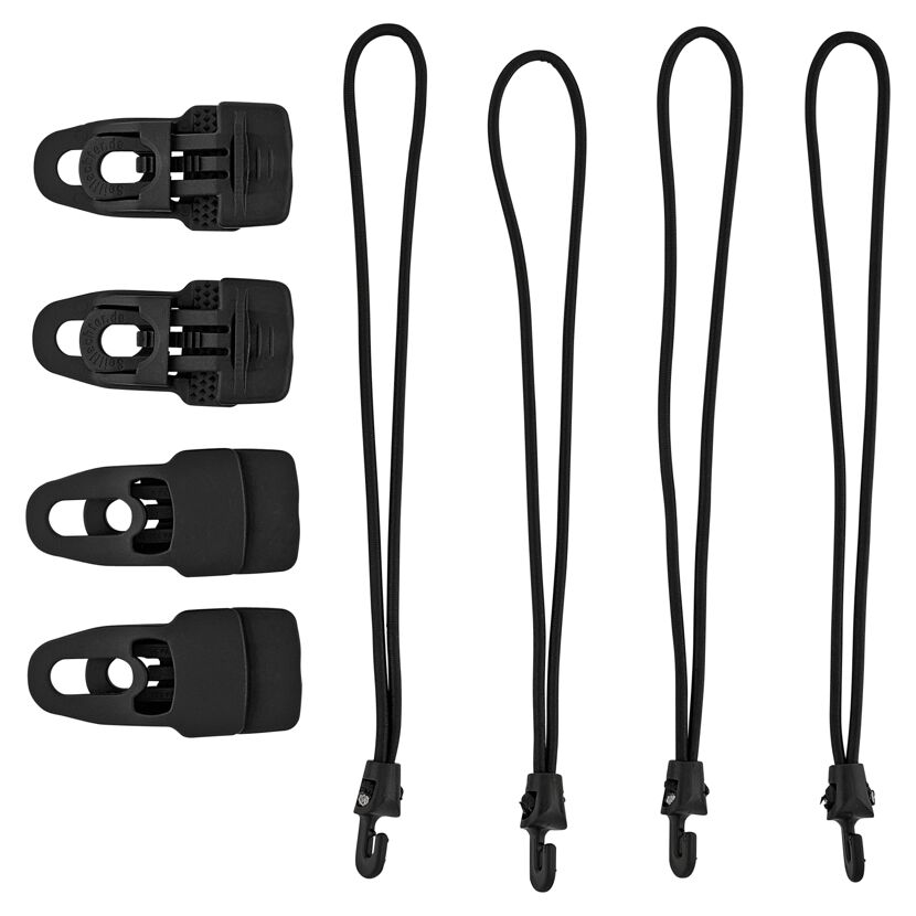 Befestigungsclips Tornado® 4 Stück schwarz 90 kg