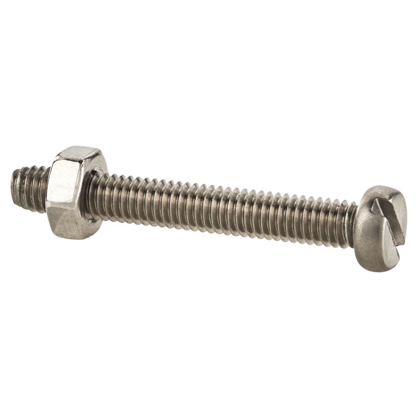 Gewindeschrauben Zylinderkopf Edelstahl 4 x 30 mm 6 Stück
