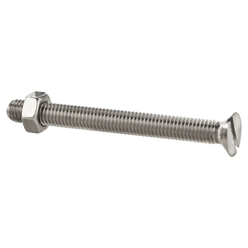 Gewindeschrauben Edelstahl Senkkopf 5 x 50 mm 4 Stück