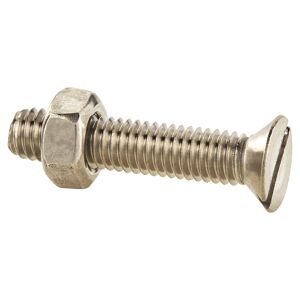 Gewindeschrauben Edelstahl Senkkopf 6 x 30 mm 4 Stück