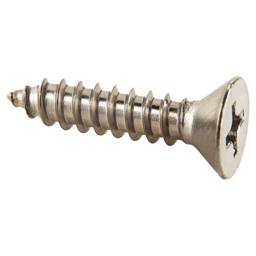 Blechschrauben Kreuzschlitz Edelstahl 4,2 x 19 mm 12 Stück