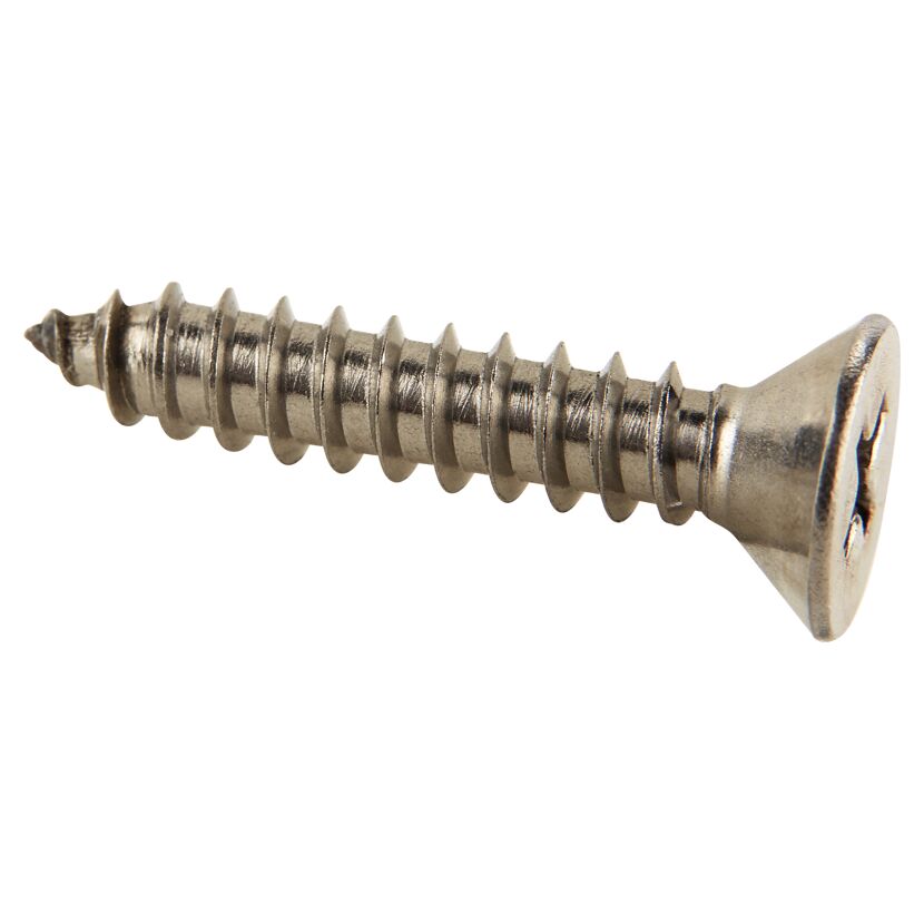Blechschrauben Kreuzschlitz Edelstahl 4,8 x 25 mm 10 Stück