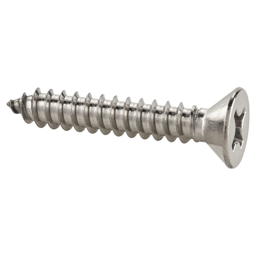 Blechschrauben Kreuzschlitz Edelstahl 5,5 x 32 mm 6 Stück