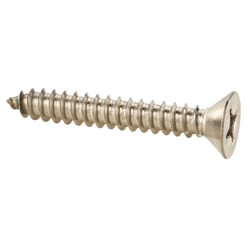 Blechschrauben Kreuzschlitz Edelstahl 5,5 x 38 mm 6 Stück