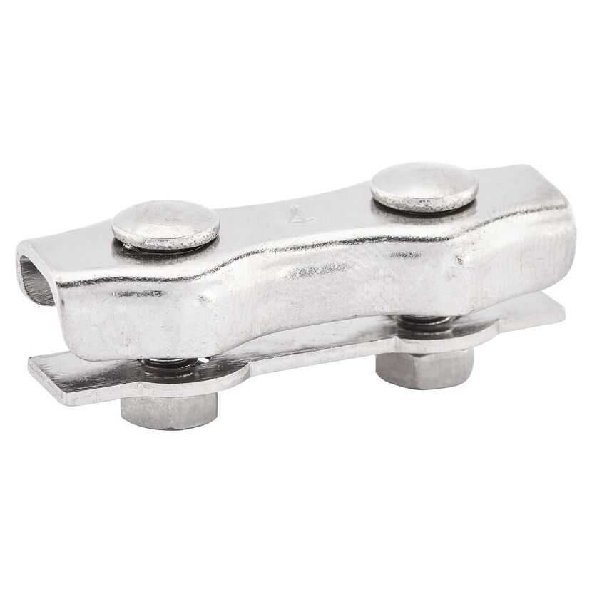 Duplex-Seilklemme Edelstahl A4 Ø 4 mm