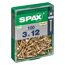 Senkkopfschrauben Ø 3 x 12 mm 100 Stück