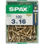 Senkkopfschrauben Ø 3 x 16 mm 100 Stück