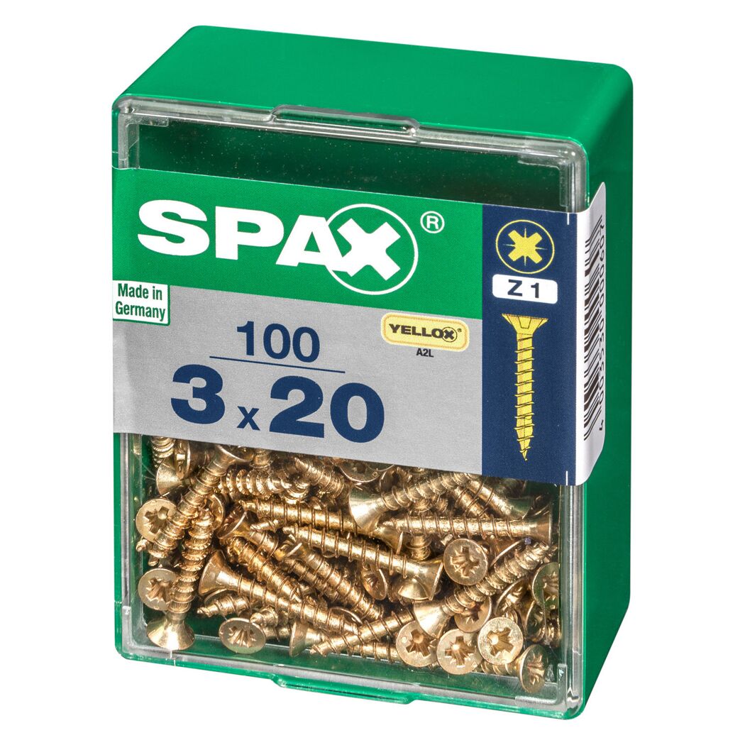 Senkkopfschrauben Ø 3 x 20 mm 100 Stück