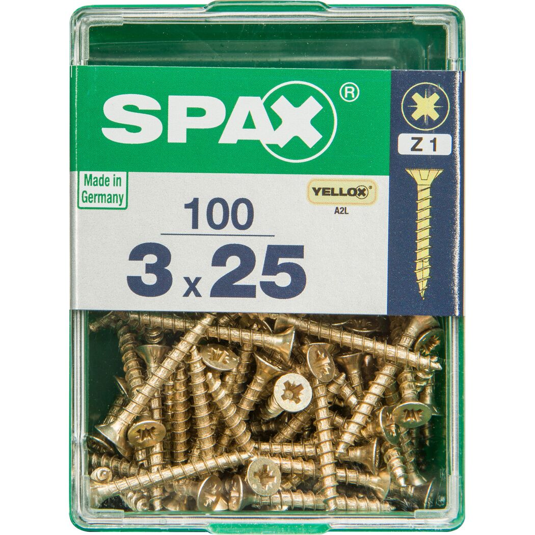 Senkkopfschrauben Ø 3 x 25 mm 100 Stück