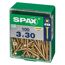 Senkkopfschrauben Ø 3 x 30 mm 100 Stück