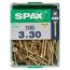 Senkkopfschrauben Ø 3 x 30 mm 100 Stück