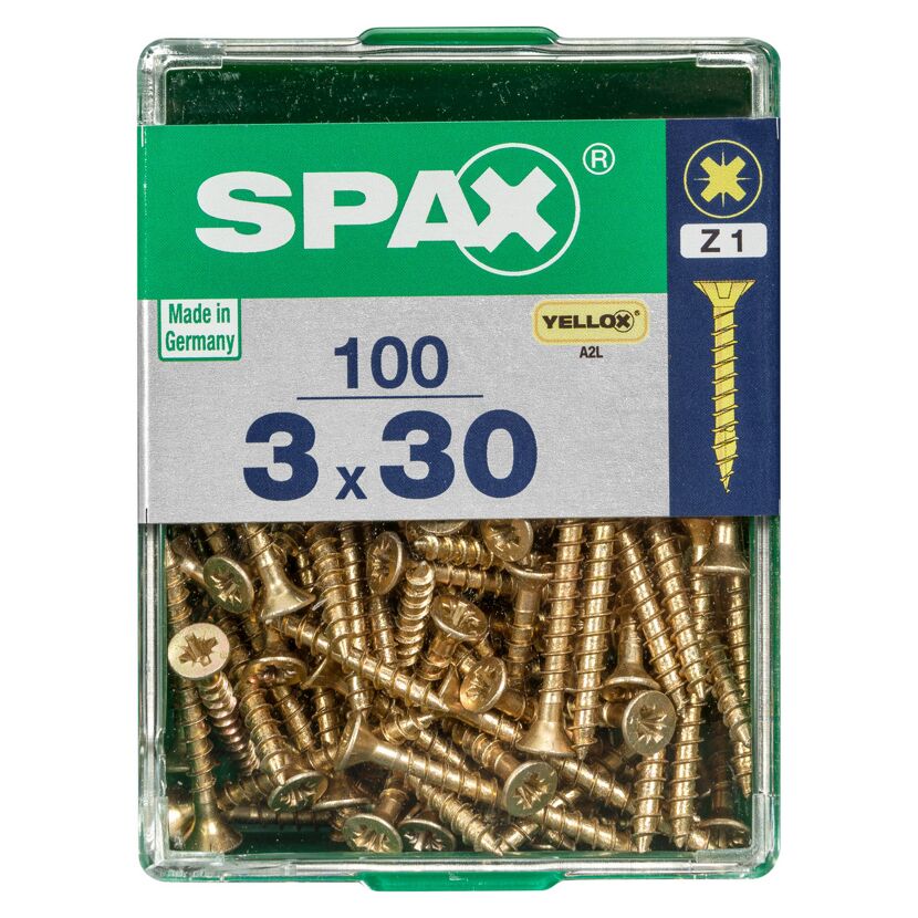 Senkkopfschrauben Ø 3 x 30 mm 100 Stück