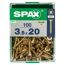 Senkkopfschrauben PZ2 Ø 3,5 x 20 mm 100 Stück